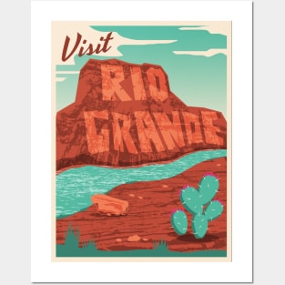 Rio Grande Travel Poster Posters and Art